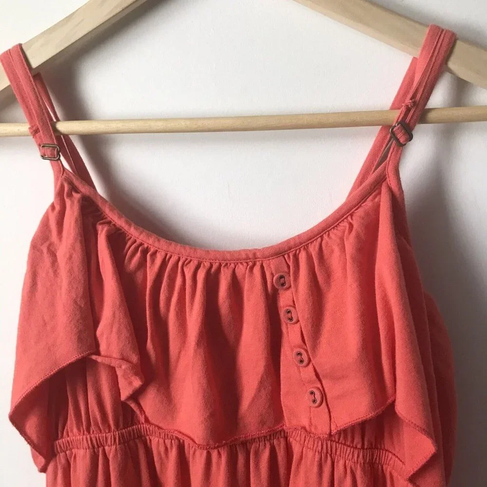 Billabong Girls M‎ coral midi sundress empire style summer beach pool
